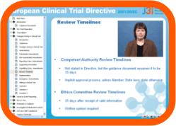 EU Clinical Trial Directive eLearning CD Screenshot